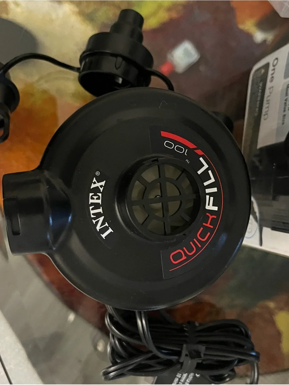 Intex Electric Quick-Fill Pump - Black